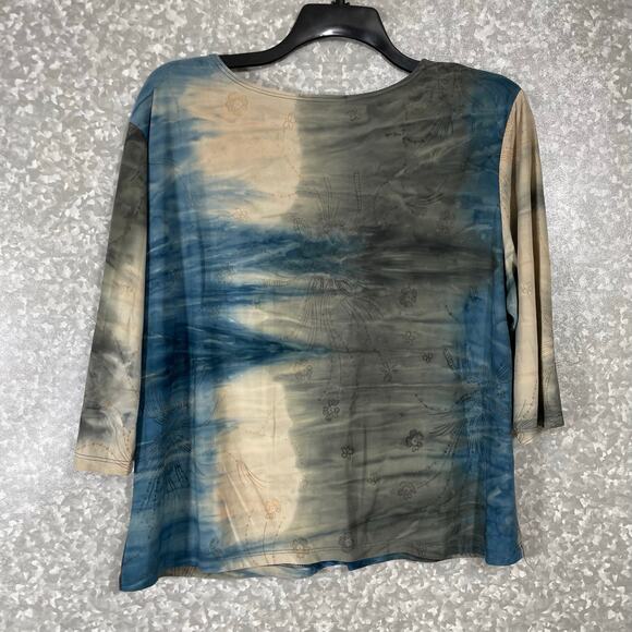Only Nine Women's Vintage 90s Fairycore Tie Dye T-Shirt - Size 1X/2X - Plus Size - Picture 6 of 6